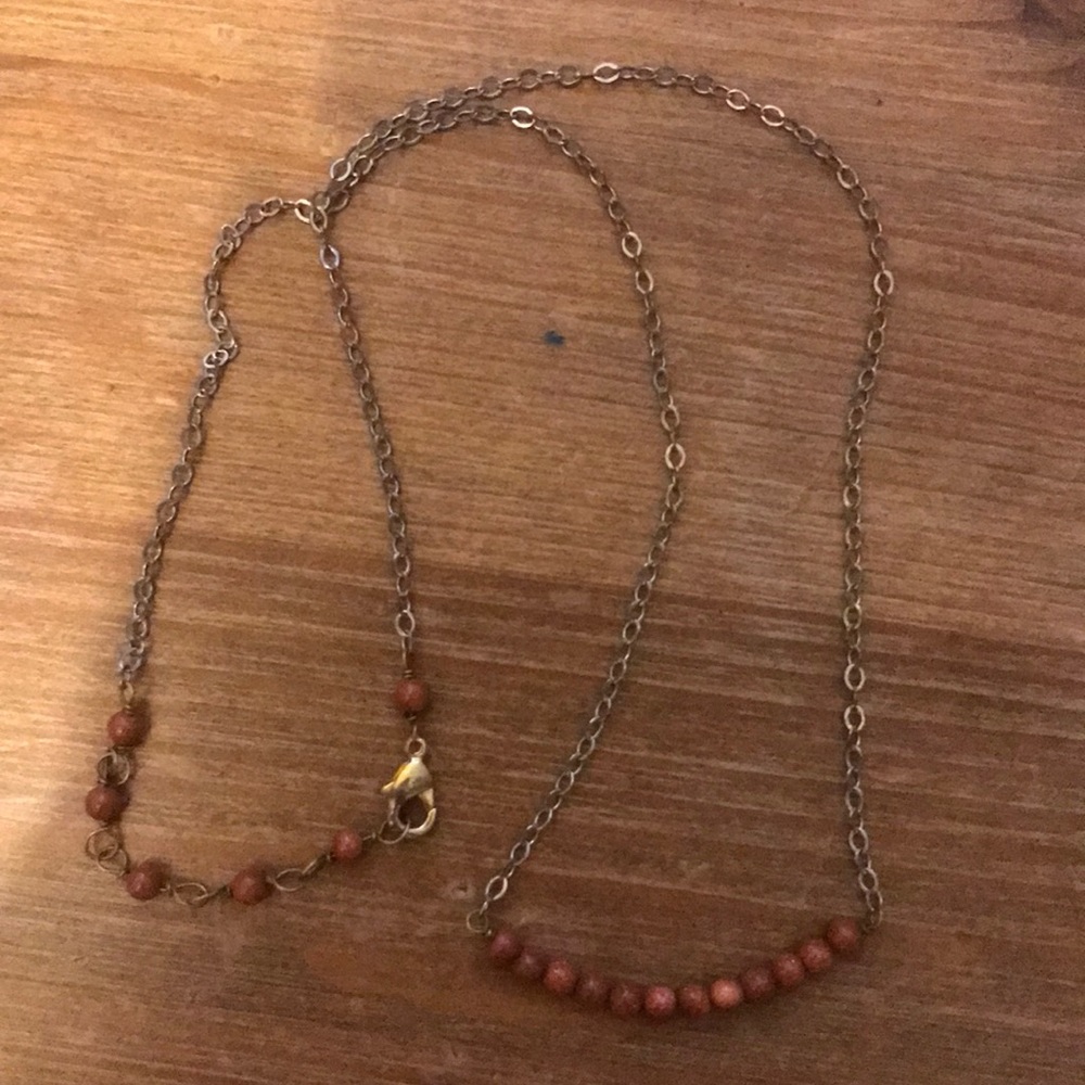 Small beaded necklace - E Taylor